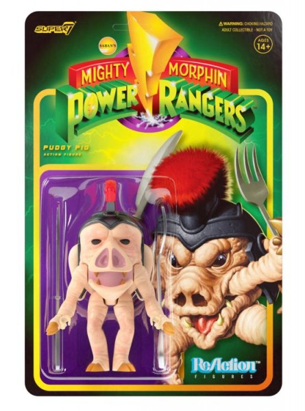 Mighty Morphin&#039; Power Rangers ReAction Actionfigur Pudgy