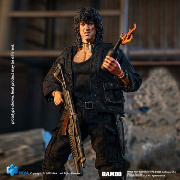 Rambo Exquisite Super Series Actionfigur 1:12 First Blood III John Rambo 16 cm