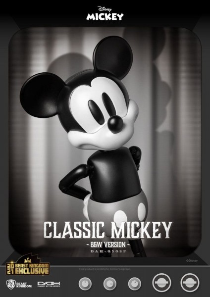B-Article: Disney Classic Dynamic 8ction Heroes Action Figure Mickey (Classic B&W Version)