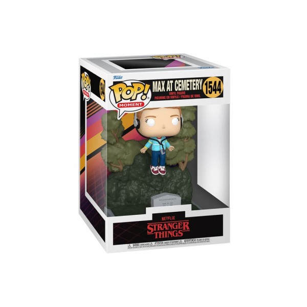 Stranger Things POP Moments Deluxe Vinyl Figur Max at Cemetery 9 cm