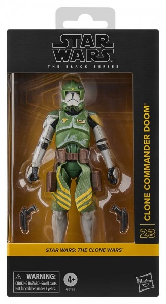 Star Wars: The Clone Wars Black Series Action Figure Clone Commander Doom 15 cm