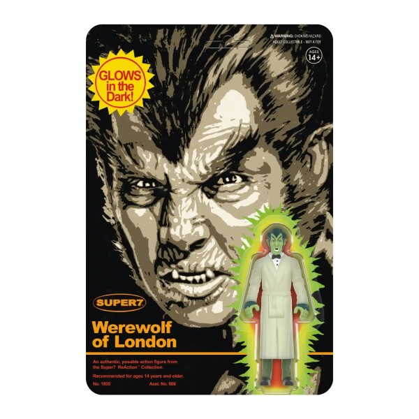 Werewolf Of London ReAction Figure Wave 02 - Werewolf of London (Monster Glow)