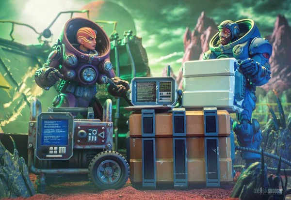 Cosmic Legion Oxkrewe:Thraxxon - Campside Communications and Cargo Collection
