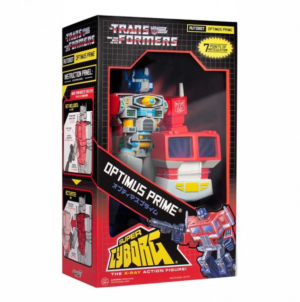 Transformers Action Figure Super Cyborg Optimus Prime (G1)