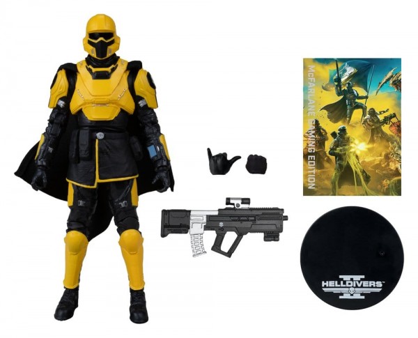 Helldivers II McFarlane Gaming Edition Action Figure T4-40 Gold Eagle 18 cm