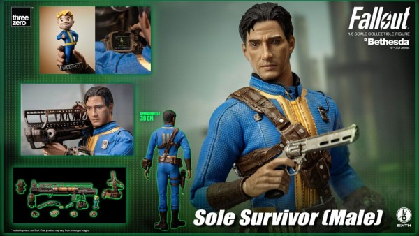 Fallout FigZero Action Figure 1/6 Sole Survivor (Male) 31 cm