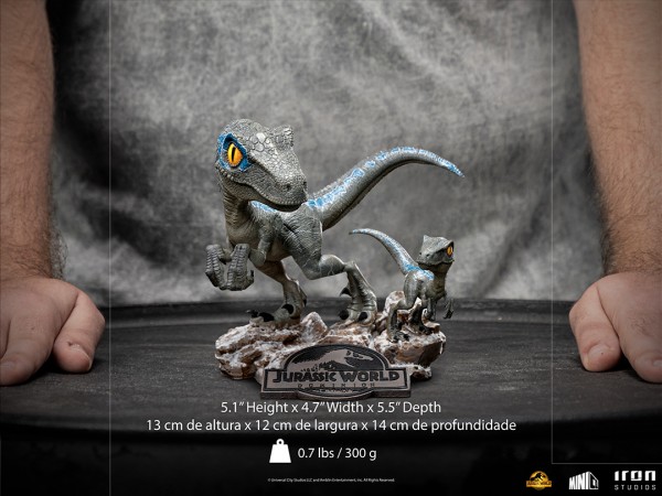 Jurassic World: Dominion Minico PVC Figur Blue & Beta