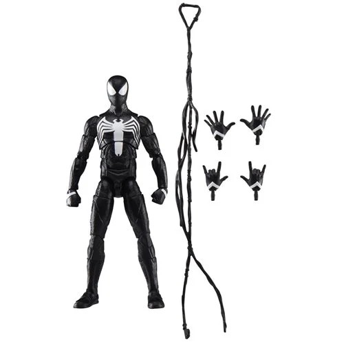 Spider-Man Marvel Legends Series Gamerverse Peter Parker Black Suit 6-Inch Action Figure