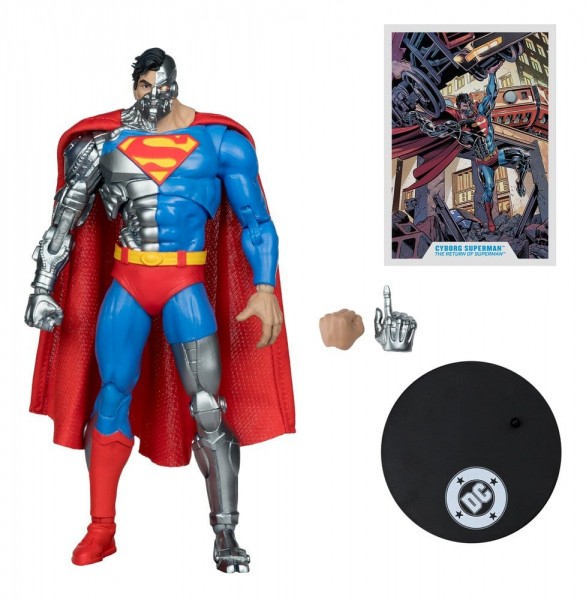 DC Multiverse McFarlane Vault Collection Actionfigur Cyborg Superman (Revenge of the Green Lanterns)