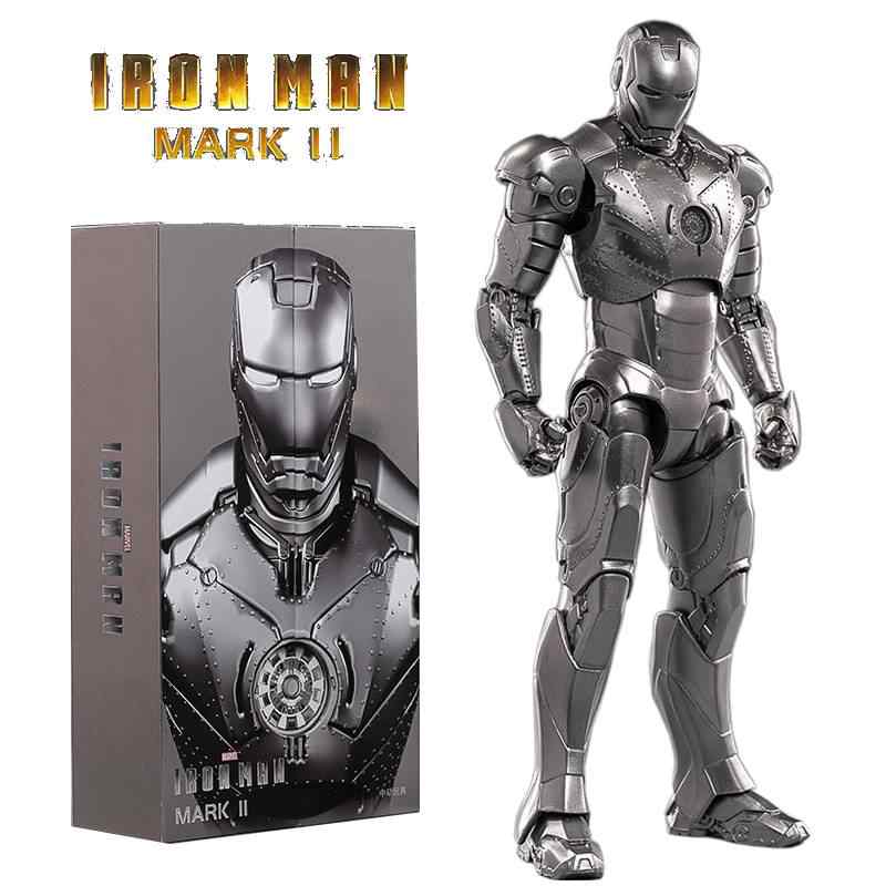 ZD Toys 1/10 Marvel Iron Man MK2  7" PVC Collectible Action Figure 