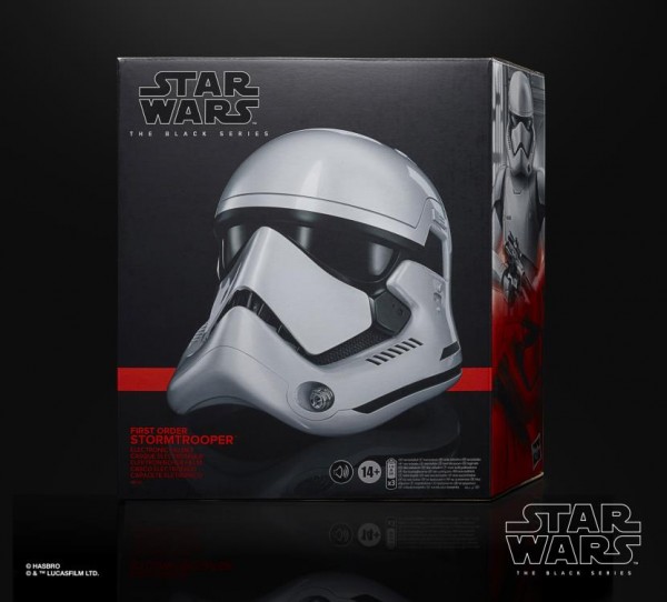 Star Wars Black Series Replica 1:1 Electronic Helmet First Order Stormtrooper