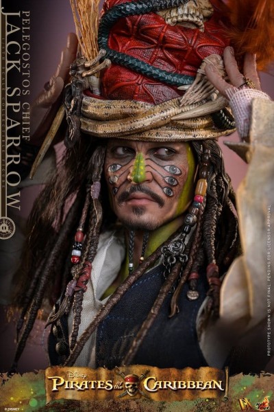 Pirates of the Caribbean - Fluch der Karibik 2 DX Actionfigur 1/6 Pelegostos Chief Jack Sparrow
