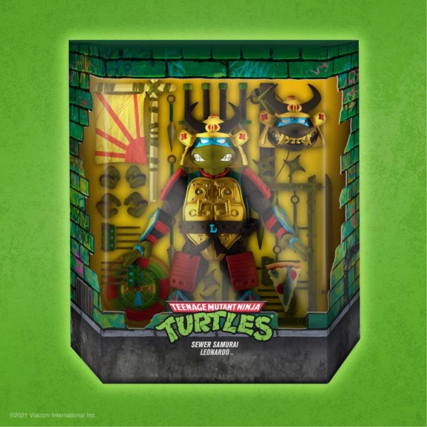 Teenage Mutant Ninja Turtles Ultimates Actionfigur Sewer Samurai Leonardo