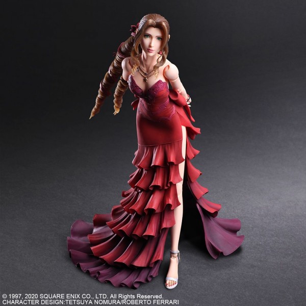 Final Fantasy VII Remake Play Arts Kai Action Figure Aerith Gainsborough (Dress Version)