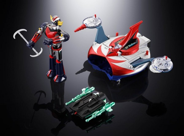 UFO Robo Grendizer Chogokin Actionfigur Deluxe Grendizer & UFO Spazer 14 cm