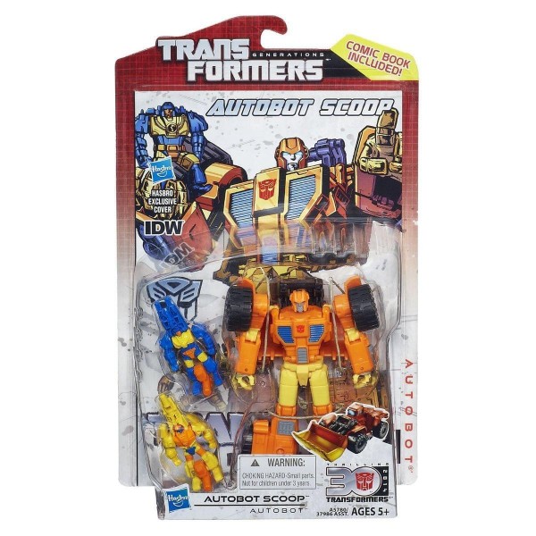 B-stock Transformers Generations Deluxe Class Autobot Scoop - defective packaging