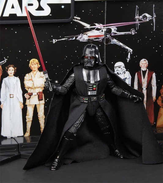 B-Ware Star Wars The Black Series 40th Anniversary Display Diorama mit Darth Vader (15 cm) – Legacy