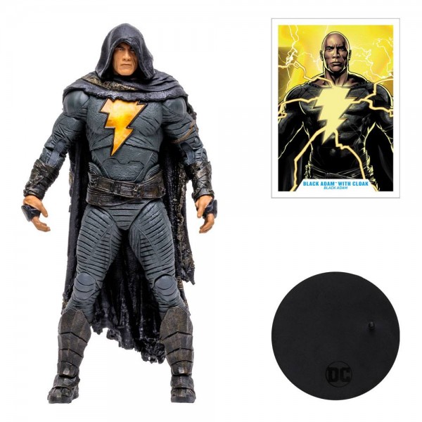 DC Multiverse Black Adam Movie Actionfigur Black Adam (with Cloak)