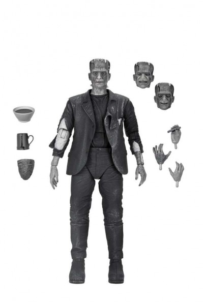 Universal Monsters Ultimate Bride of Frankenstein Actionfigure Frankenstein B&amp;W