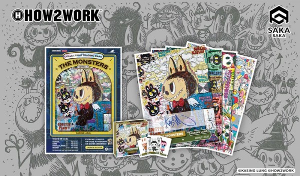 How2Work Labubu Collectible Trading Cards The Monsters Series 3 - 10 Packs