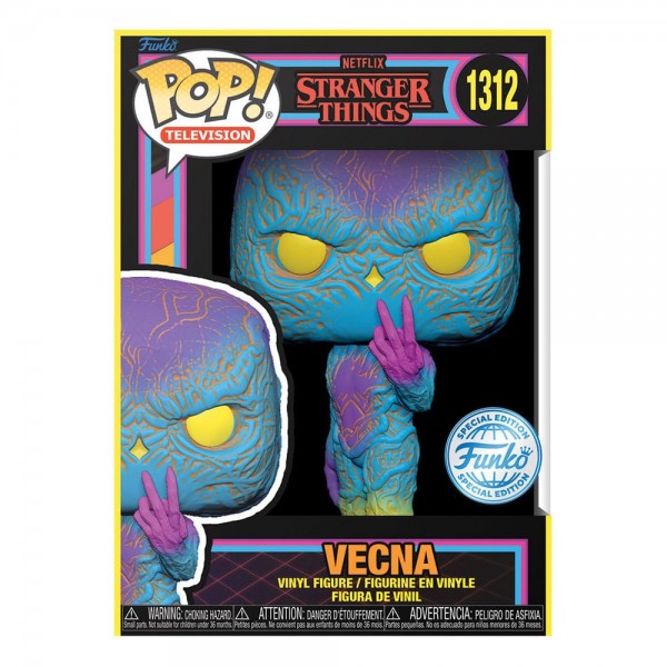 Stranger Things POP! TV Vinyl Figur Vecna (BLKLT) 9 cm