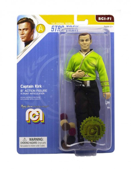 Star Trek Mego Retro Actionfigur TOS Captain Kirk (The Trouble with Tribbles)