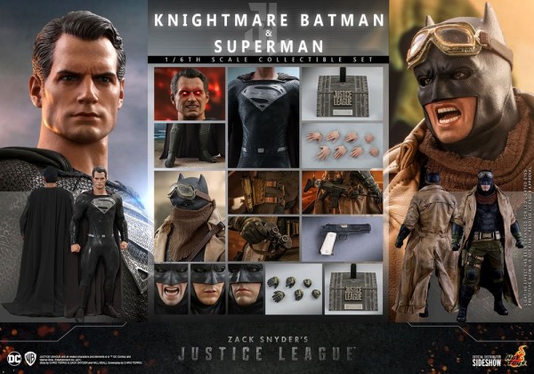 Zack Snyder's Justice League Actionfiguren 1/6 Knightmare Batman & Superman (2-Pack)