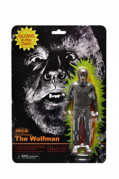 Universal Monsters Actionfigur Retro Glow in the Dark Wolfman