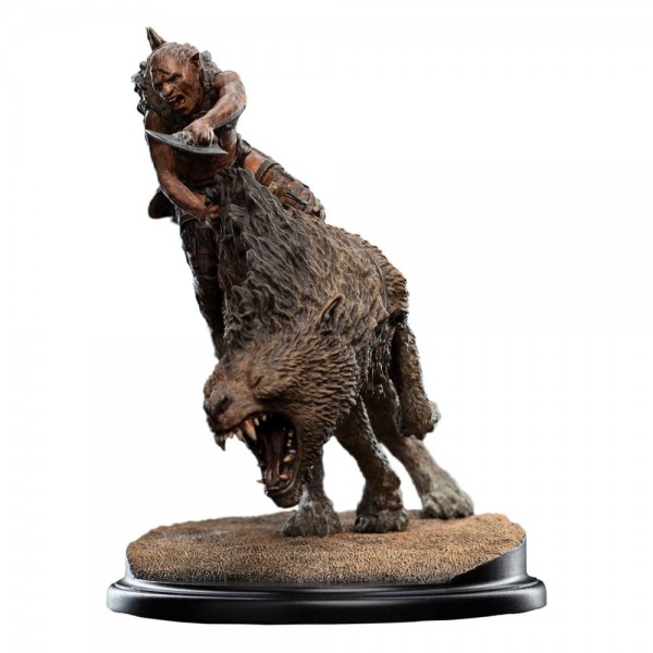 Herr der Ringe Mini Statue Sharkû on Warg 18 cm