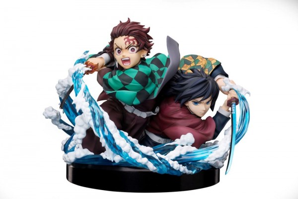Demon Slayer: Kimetsu no Yaiba PVC Statue Tanjiro &amp; Giyuu 13 cm