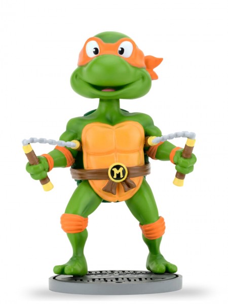 Teenage Mutant Ninja Turtles Head Knocker Wackelkopf-Figur Michelangelo