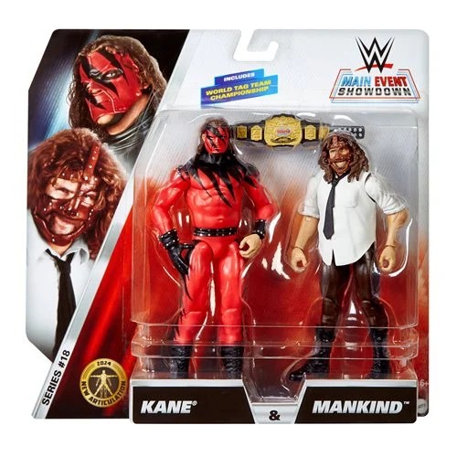 WWE Main Event Showdown Series 18 Action Figure 2-Pack Kane vs. Mankind