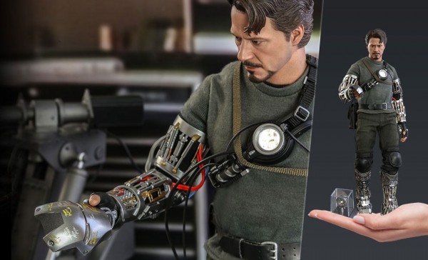 Iron Man Movie Masterpiece Actionfigur 1/6 Tony Stark (Mech Test Version) Deluxe Version