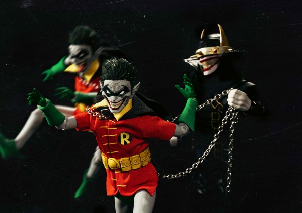 DC Comics: Dark Nights Death Metal - The Batman Who Laughs with Robin 1:9 Actionfiguren Set