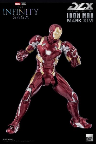 Infinity Saga DLX Scale Action Figure 1/12 Iron Man Mark 46