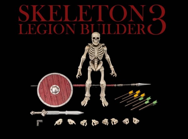 Mythic Legions: Reinforcement 3 Actionfigur Skeleton Legion Builder 3