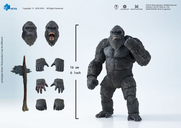 Godzilla x Kong: The New Empire Exquisite Basic Actionfigur Kong 16 cm