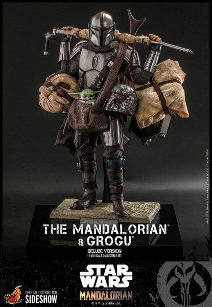 Star Wars The Mandalorian Television Masterpiece Actionfiguren 1/6 The Mandalorian & Grogu (2-Pack) 