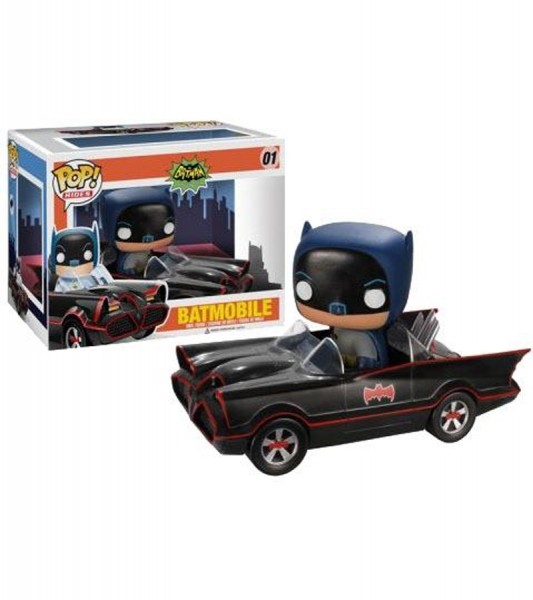 B-Stock Batman POP! Vinyl Figure 1966 Batmobile with Batman 10 cm - Damaged Packaging