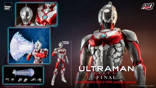 Ultraman FigZero Actionfigur 1:6 Ultraman Suit C-Type (Anime Version) 31 cm