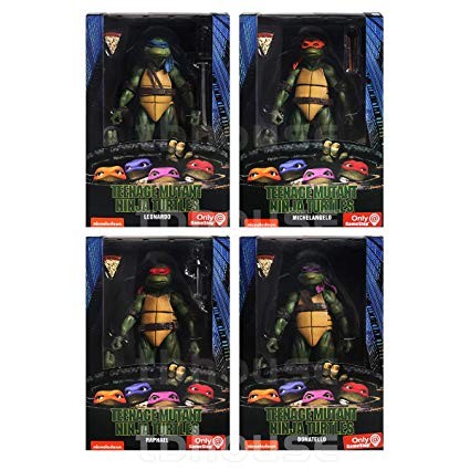 Teenage Mutant Ninja Turtles 1990 Movie Action Figure Set (4)