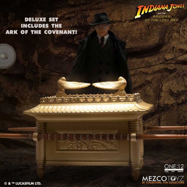 Indiana Jones Jäger des verlorenen Schatzes Major Toht und Bundeslade One:12 Collective Deluxe Boxed