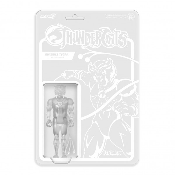 ThunderCats ReAction Actionfigur - Tygra (Clear)