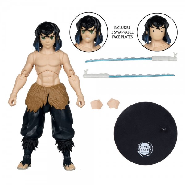 Demon Slayer: Kimetsu no Yaiba Actionfigur 18 cm Wave 5 Hashibira Inosuke (Unmasked)