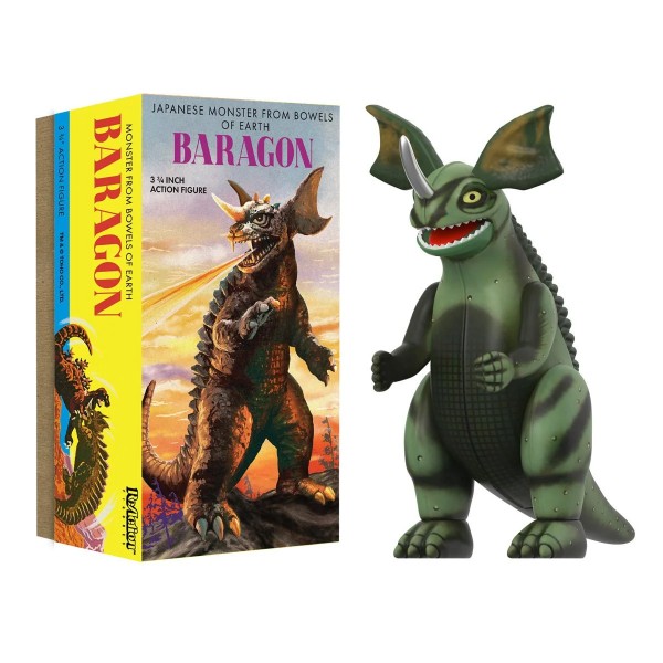 Toho ReAction Figures Wave 01 (Retro Tin) Baragon (Marusan Tin)