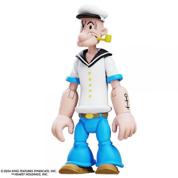Popeye Action Figure Wave 03 Popeye 1st Appearance White Shirt