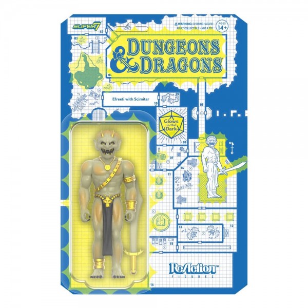 Dungeons &amp; Dragons ReAction Action Figure Wave 04 Efreeti Glow in the Dark 10 cm