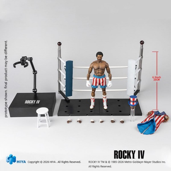 Rocky IV Exquisite Super Series Action Figure 1/12 Apollo 16 cm