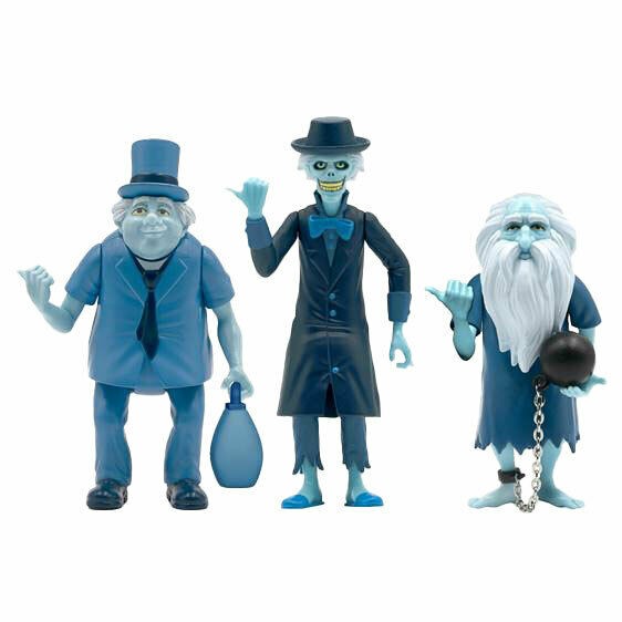 Haunted Mansion ReAction Action Figures Hitchhiking Ghosts (3-Pack) SDCC 2020