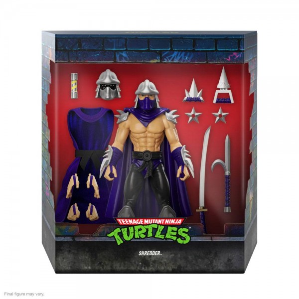 Teenage Mutant Ninja Turtles Ultimates Actionfigur Shredder (Silver Armor)